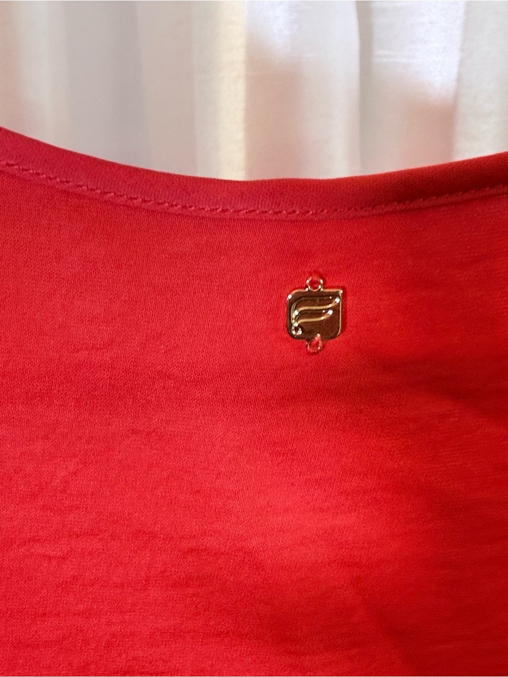 Fabletics Red Racerback Tank Top - Picture 3 of 4